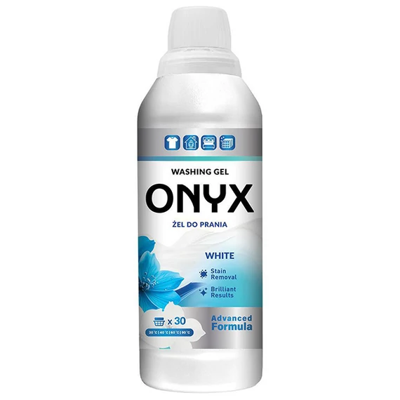 ONYX koncentrált mosógél fehér ruhákhoz (0,96l)