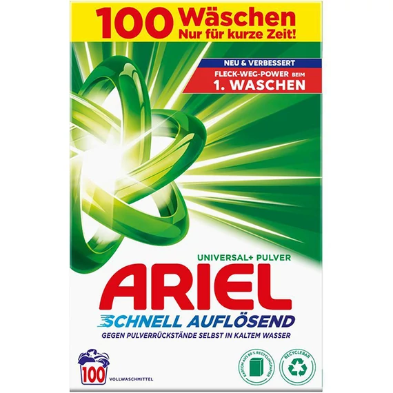 ARIEL Universal Mosópor fehér és színes ruhákhoz (6kg)