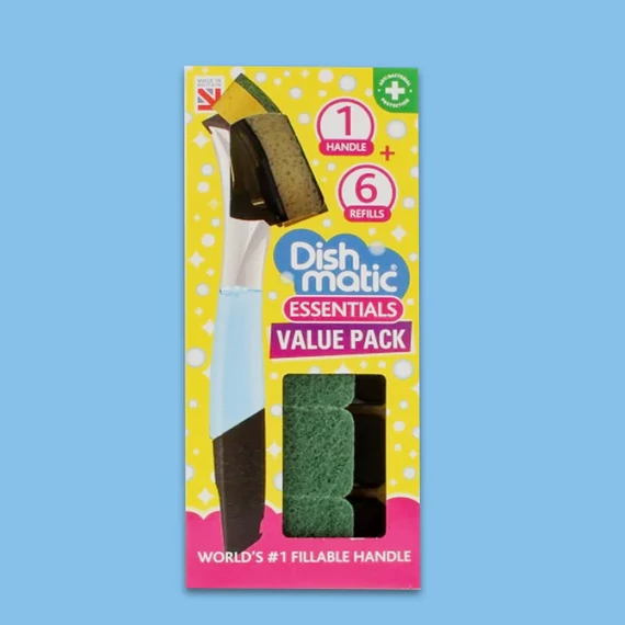 Dishmatic Essentials Bónusz csomag (1 nyél + 6 szivacs)