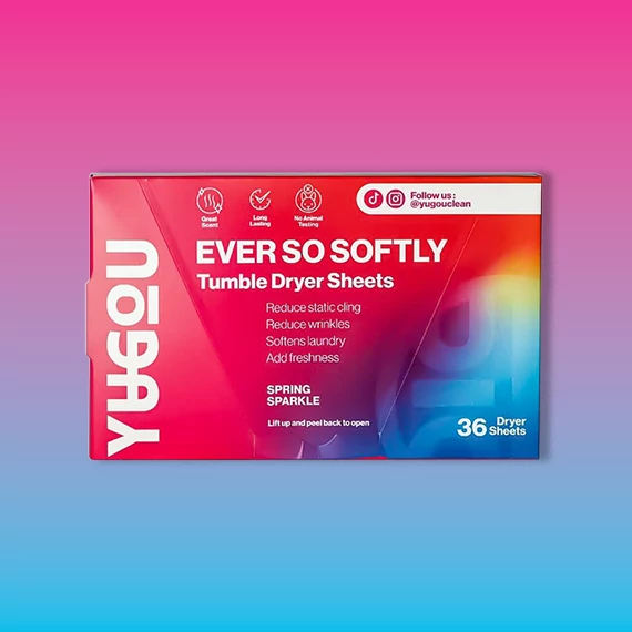 YUGOU EVER SO SOFTLY illatkendő szárítógéphez - Spring Sparkle (36 db)