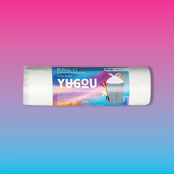 YUGOU BAG IT illatostított szemeteszsák - Sweet Vanilla (35 liter) 